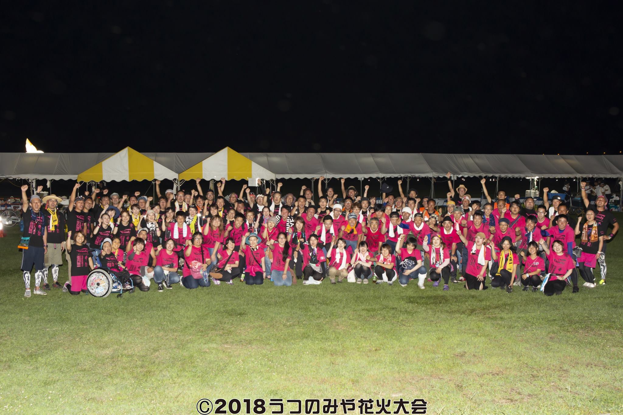 オリジナルスタッフTシャツ事例 栃木県宇都宮市 うつのみや花火大会様